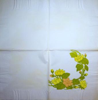 092 Flowers Others - 3 ply (beige) - Maki